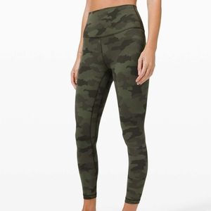 NEW Lululemon Align 25" Heritage 365 Camo Green